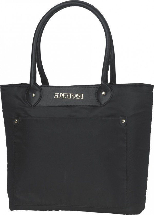 supertrash school shopper - zwart - de rekenwinkel