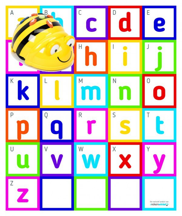 Bee Bot Met Gratis Stoffen Alfabet Mat De Rekenwinkel